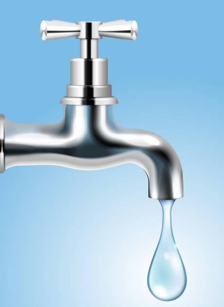 Pipa s kapljico vode